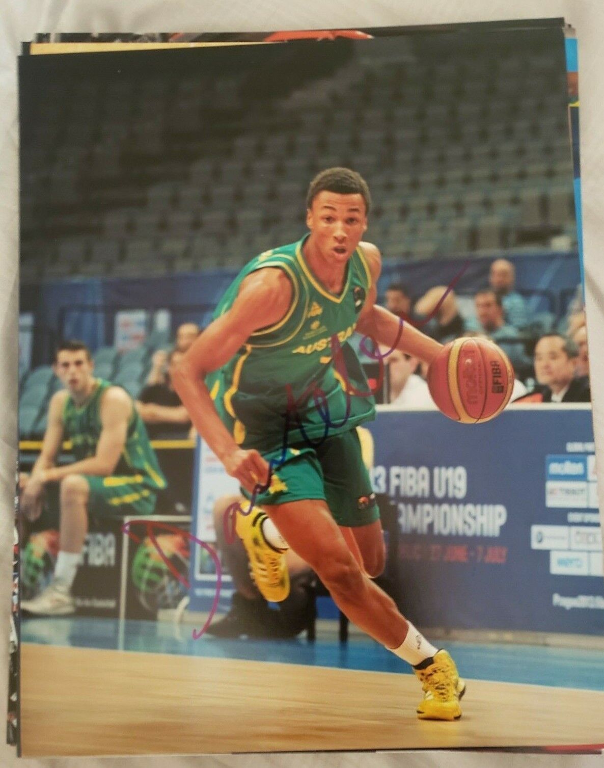 DANTE EXUM AUSTRALIA SIGNED AUTOGRAPHED 8X10 Photo Poster painting W/COA CAVS 1