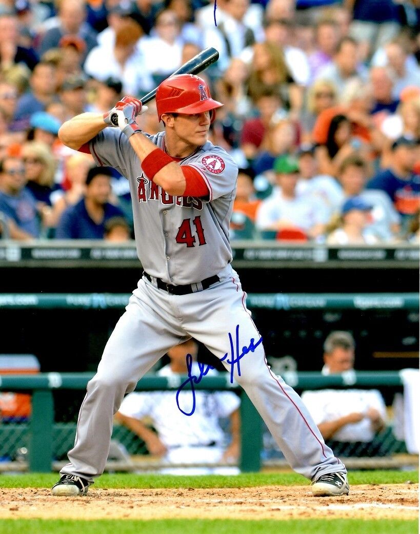 Signed 8x10 JOHN HESTER Los Angeles Angels Autographed Photo Poster painting- COA