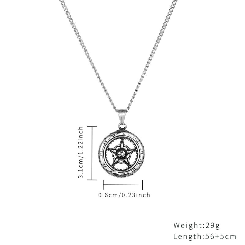 Jewelry Minimalist Classic Style Cross Stainless Steel None Necklace