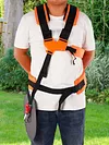 Mower Shoulder Strap W Shape Buckle Padded Belt Garden Tool Parts (A)