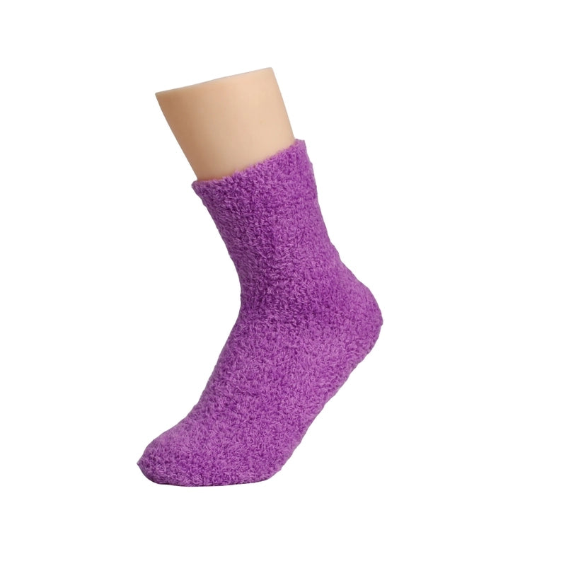Coral Velvet Socks Women’s Hot Carpet Velvet Socks Winter Solid Color Thickened Floor Sleeping Plush Socks