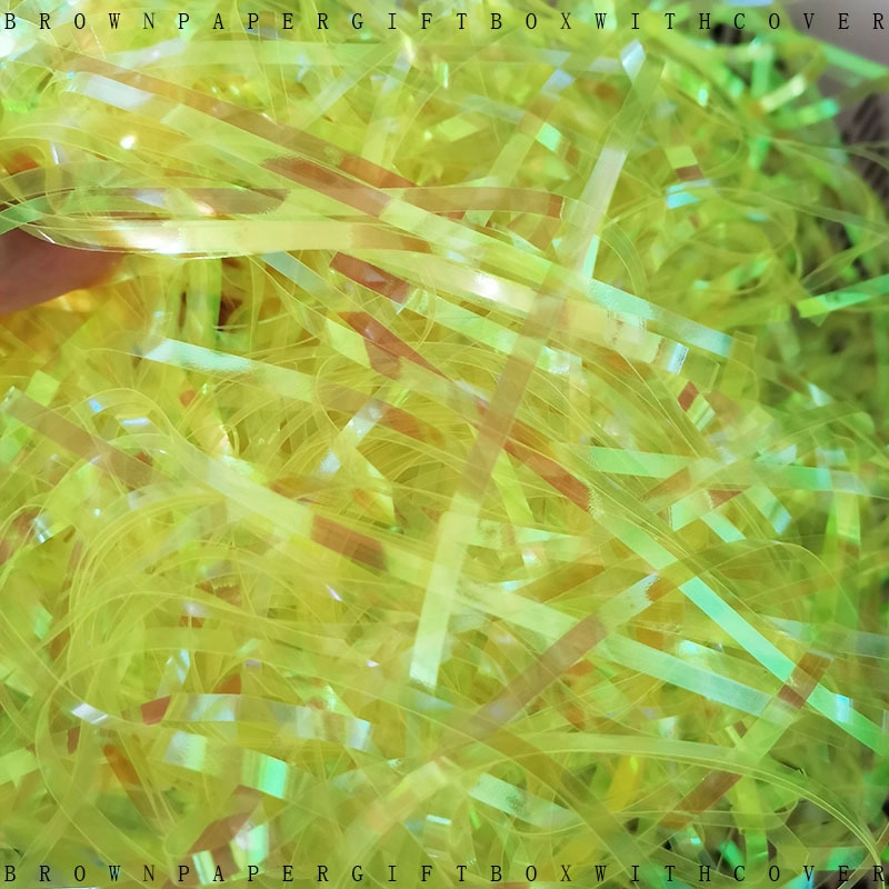 Magic Color Raffia Grass Shredded Paper Silk Filler Factory Gift Box Accessories Diy Material Handmade Factory Direct Sales