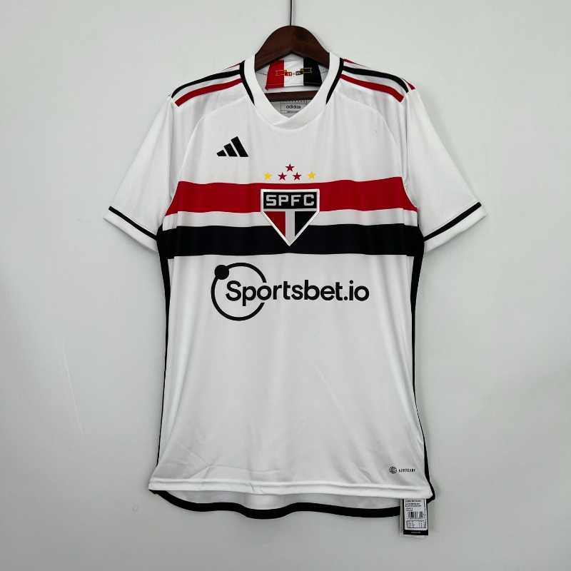 23-24 Sao Paulo Soccer Jersey Home