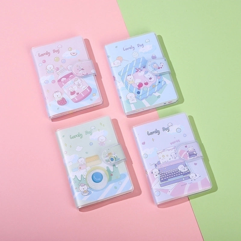 Cute Cartoon Mini Portable Pockets A7 Buckle Notebook