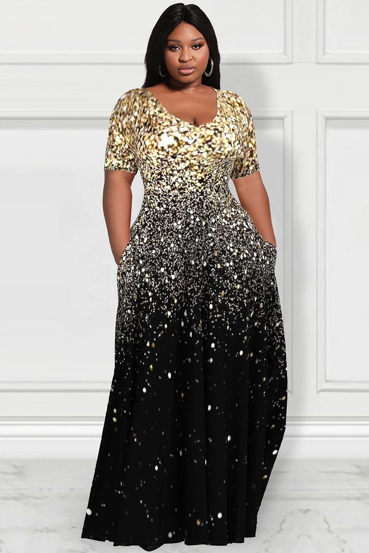 Plus size glitter best sale