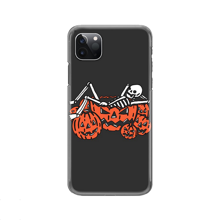 Mr Skull In The Pumpkin Pile, Halloween iPhone Case