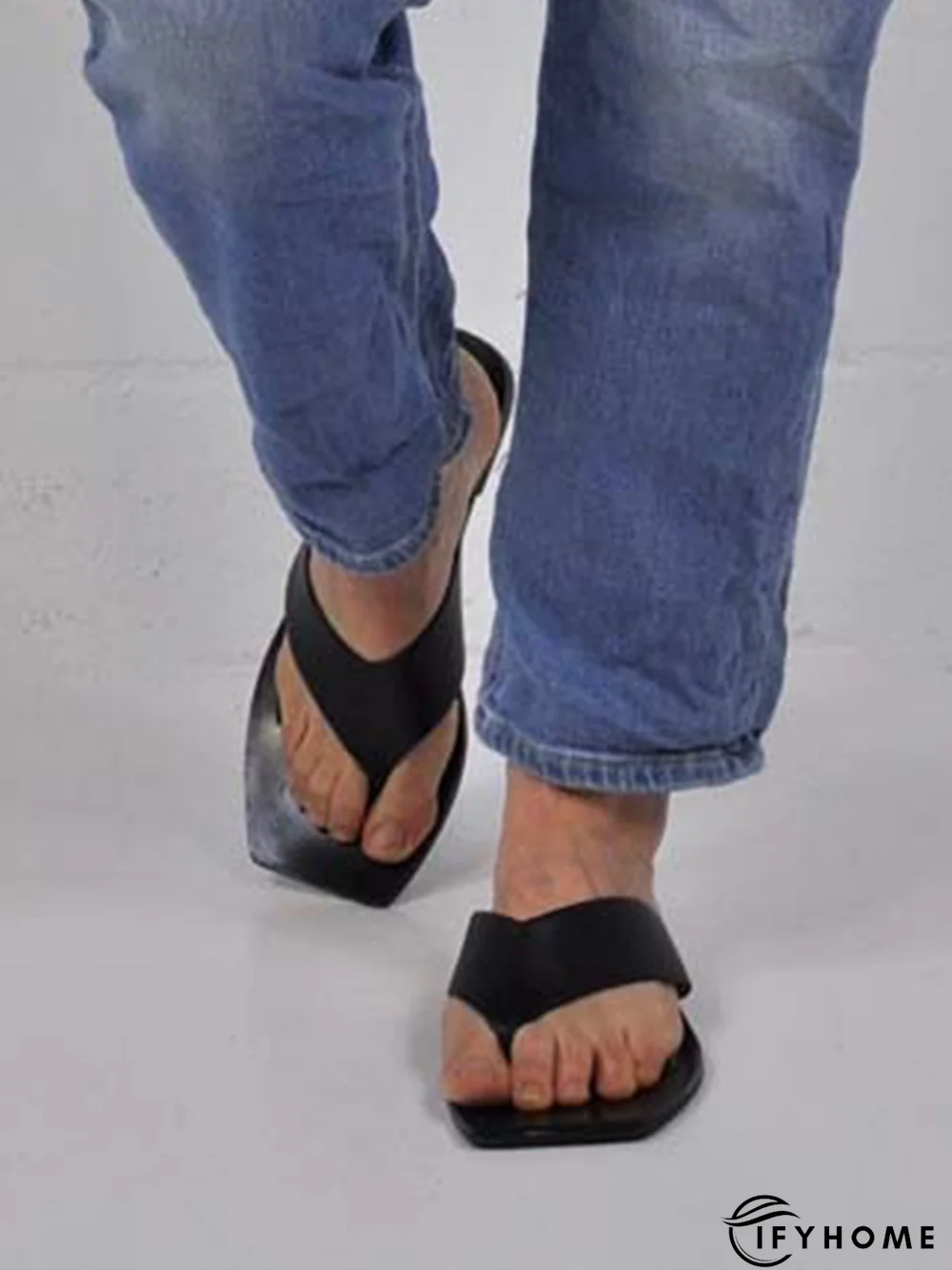 Shift Cotton Solid Jeans | IFYHOME