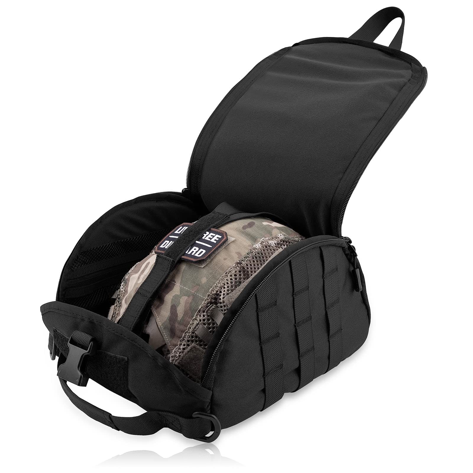 Versatile Tactical Helmet Bag with Large Capacity, Lightweight Padded