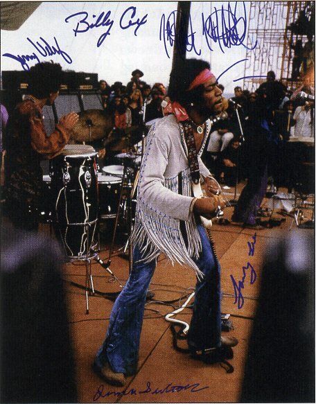 BILLY COX MITCH MITCHELL LARRY LEE Signed Photo Poster paintinggraph Jimi Hendrix preprint