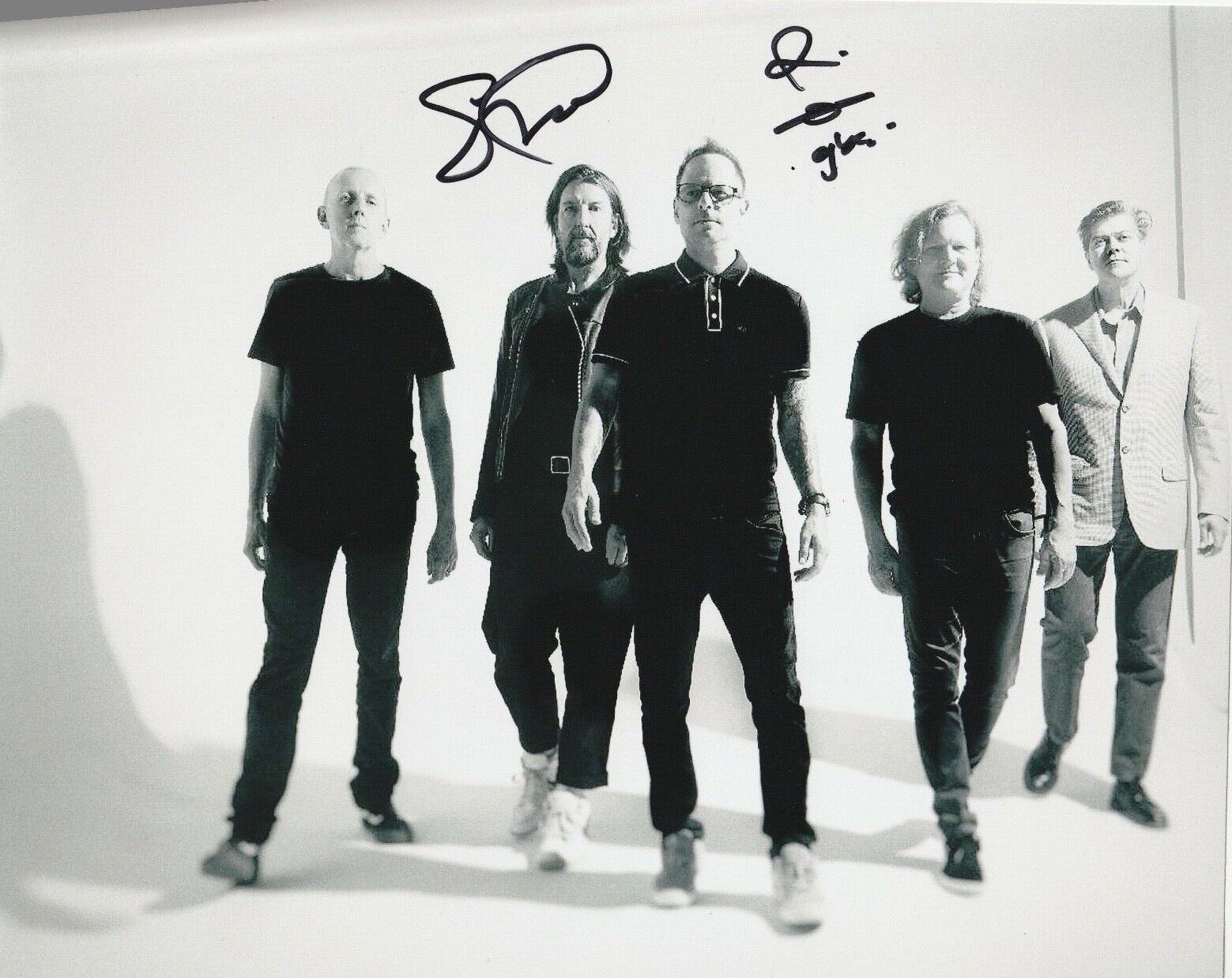 * GIN BLOSSOMS * signed 8x10 Photo Poster painting * ROBIN WILSON & SCOTT HESSEL * 3