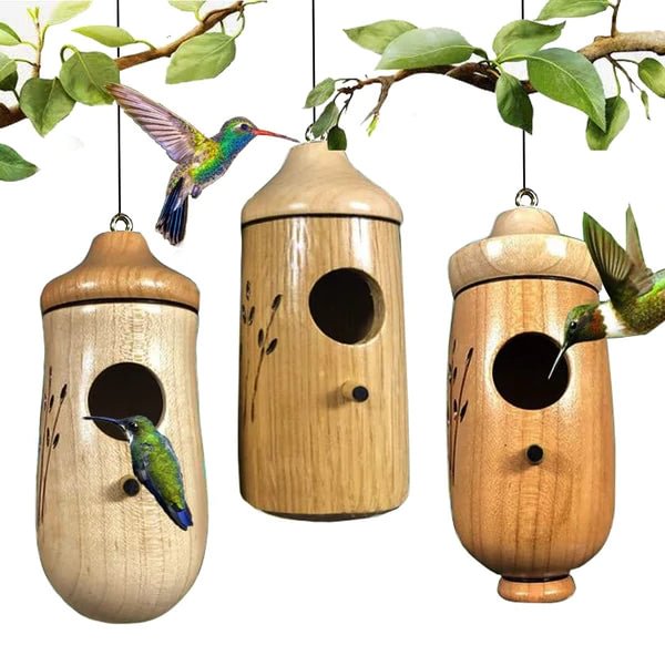Wooden Hummingbird House - vzzhome