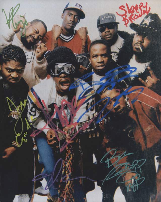 Outkast Dungeon-Family signed rap 8x10 Photo Poster painting W/Certificate Autographed (A0993)