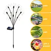 Solar Powered Firework Garden Lights Waterproof Decorative Starburst Fairy Light Easy To Install for Outside Patio Backyard Yard Walkway Decor