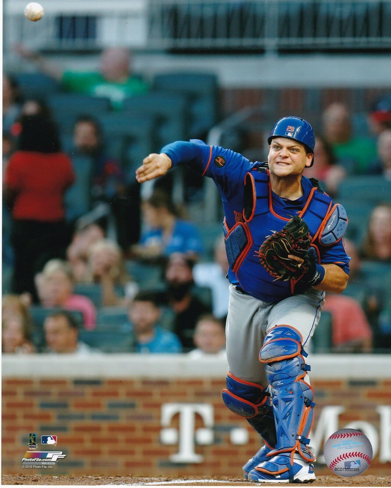 DEVIN MESORACO NEW YORK METS Photo Poster paintingFILE LICENSED ACTION 8x10 Photo Poster painting