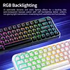 MOFII Pearl Series Tri-Mode RGB Backlit Mechanical Keyboard,68 Key