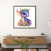 Pterosaur - 18CT Stamped Cross Stitch 20*20cm/7.87*7.87in