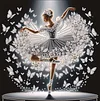 Diamond Painting-DIY Crystal Rhinestone Ballet Girl