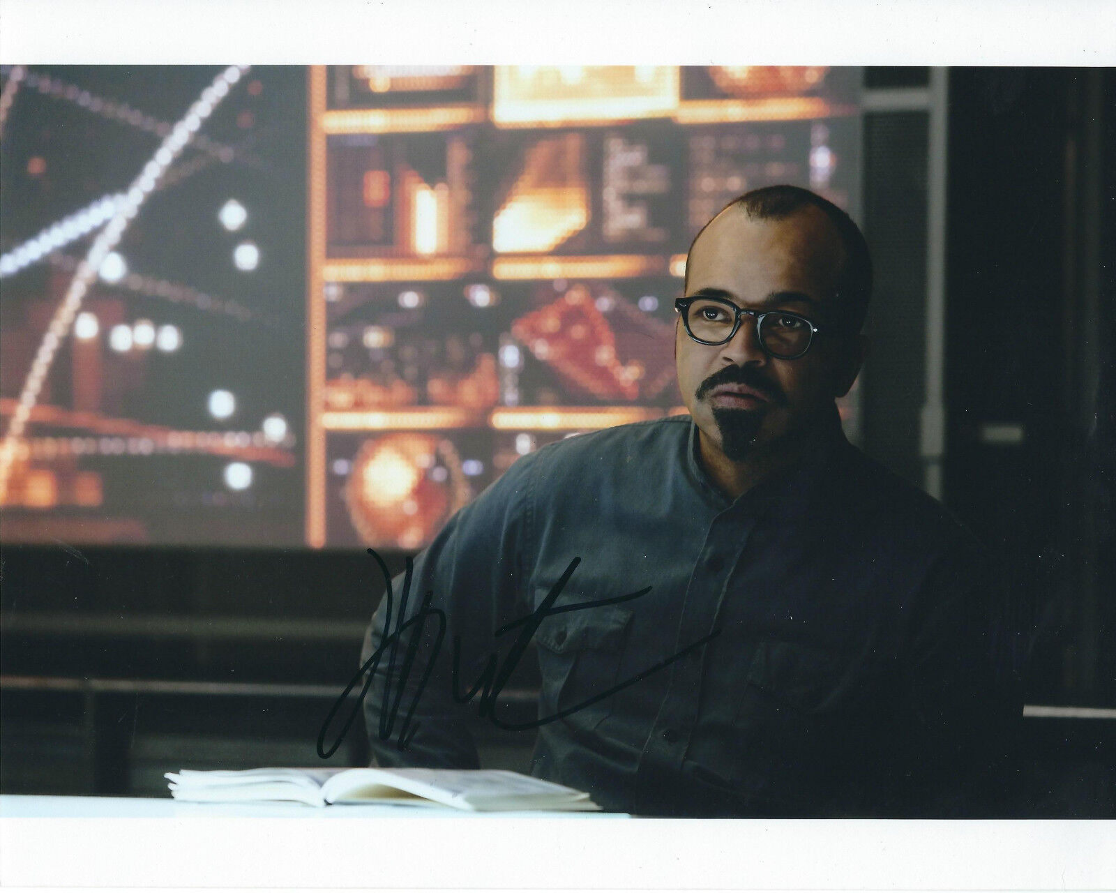 JEFFREY WRIGHT THE HUNGER GAMES CATCHING FIRE AUTOGRAPHED Photo Poster painting SIGNED 8X10 #6