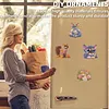 4PCS 2D/Flat Acrylic DIY Diamond Art Fridge Magnet Kit Devon Rex Design DIY Art Fridge Magnet Refrigerator Sticker Magnetic Diamond Art Decor Refrigerator Mailbox Home Decoration DIY Crafts