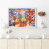 >SALE<Christmas Street DIY Diamond Painting Partial Special Shaped Drill Decor (PA157)