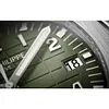 Patek Philippe Aquanaut White Gold 5168G-010 with Khaki Green Embossed dial