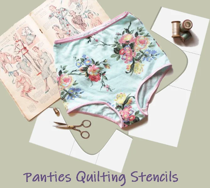 Panties Quilting Stencils
