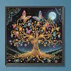 Moonlit Golden Butterfly Special Shaped 5D DIY Partial Drill Diamonds Dots Gem Art Kits 11.81 X11.81inch Diamond Dots Paintings Diamonds Paintings Gem Art for Adults Beginners Home Decor