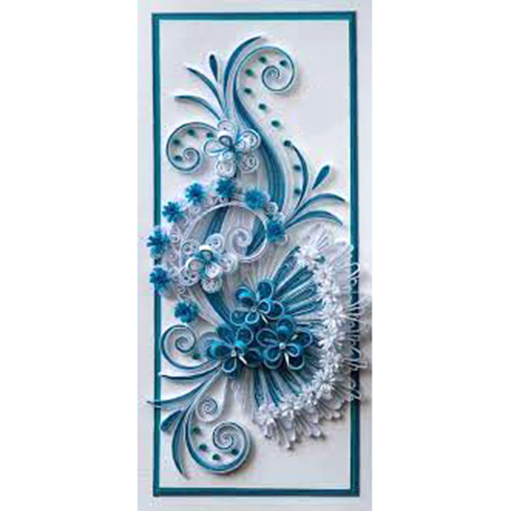 

Flower Quilling Paper - Round Drill Diamond Painting - 30*60CM (Big Size), 501 Original
