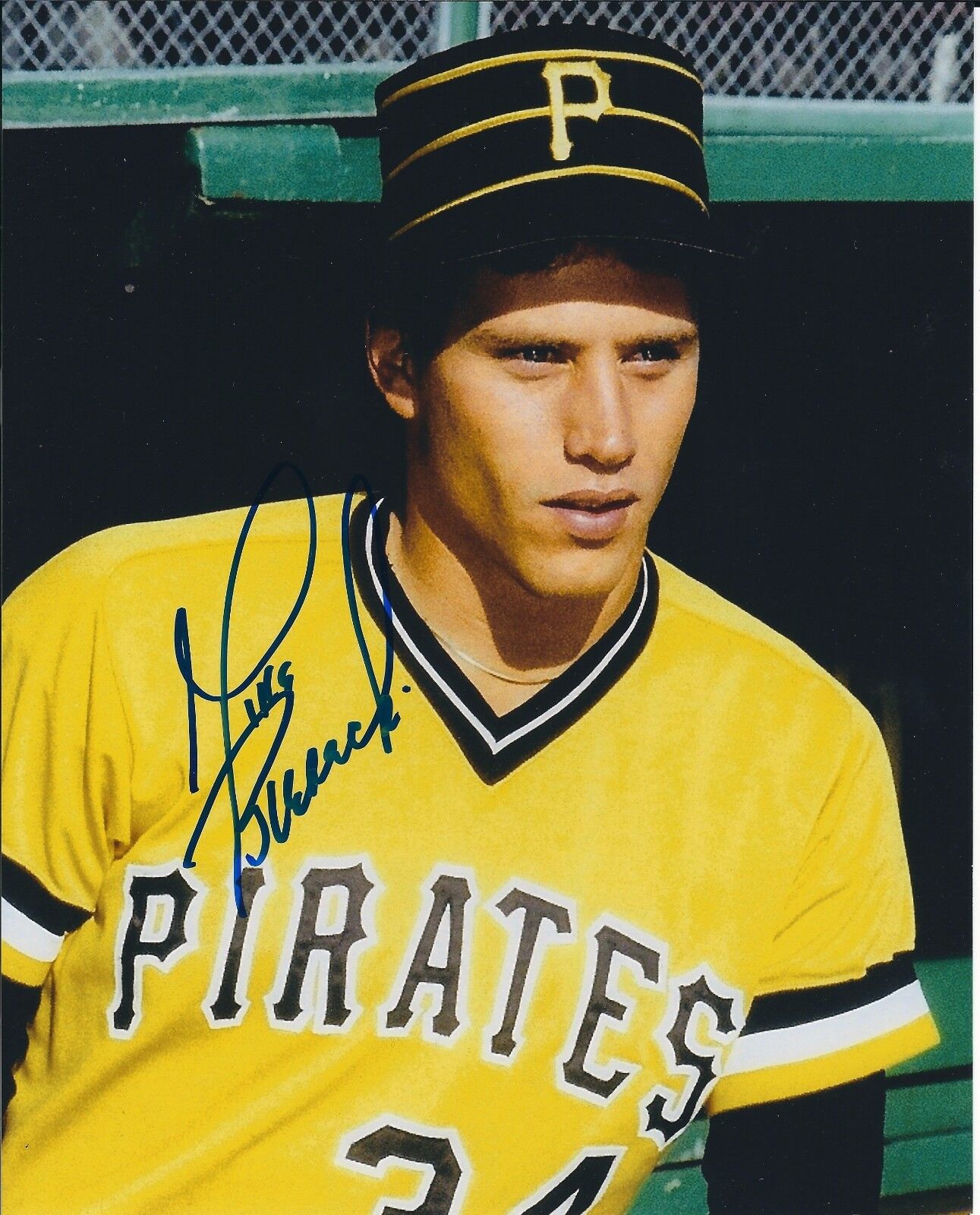 Signed 8x10 MIKE BIELECKI Pittsburgh Pirates Autographed Photo Poster painting - COA