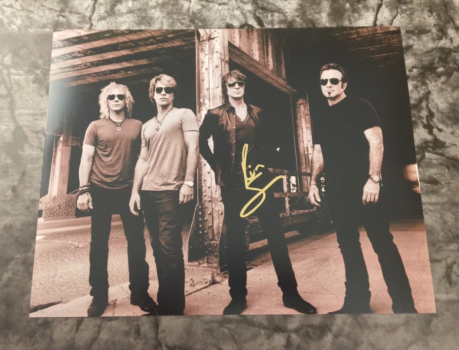 GFA Bon Jovi Guitarist * RICHIE SAMBORA * Signed 11x14 Photo Poster painting R1 COA