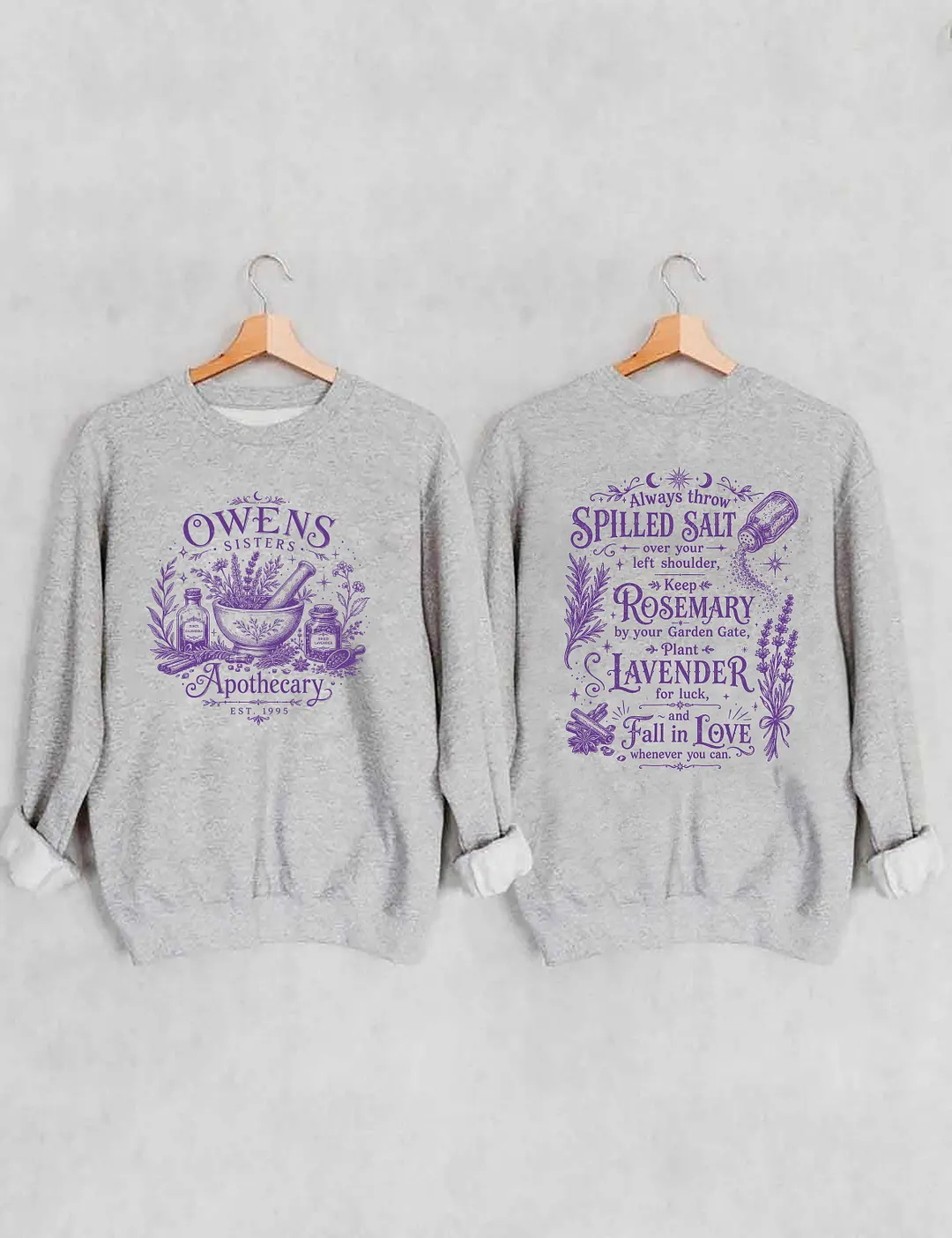 Magic Practical Owens Sisters Apothecary Sweatshirt