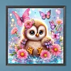 Diamond Painting-5D Full Round Drill Cartoon Owl(40x40cm)