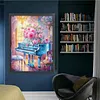 Piano-16CT Stamped Cross Stitch Egyptian Cotton 74*93cm/29.13*36.61in (Big Size) tapestrymarket