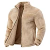 Men's Double-Sided Fleece Thick Stand Collar Jacket by Inlyline