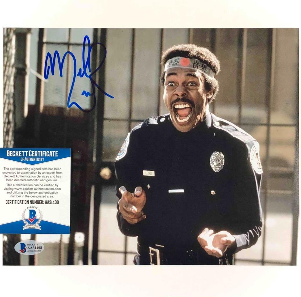 Michael Winslow autograph Police Academy 2 signed 8x10 Photo Poster painting BAS COA Beckett