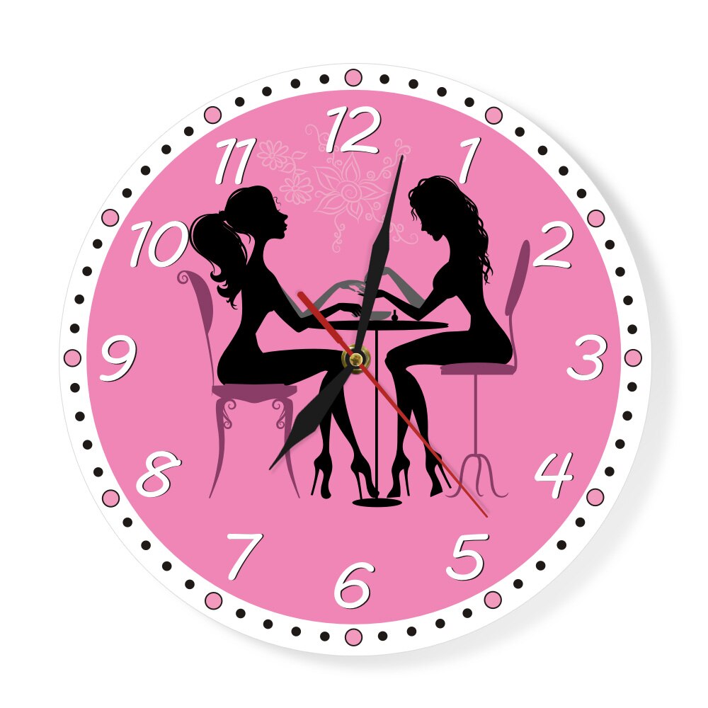 

Custom Manicure Salon - Frameless Acrylic Wall Clock, 501 Original