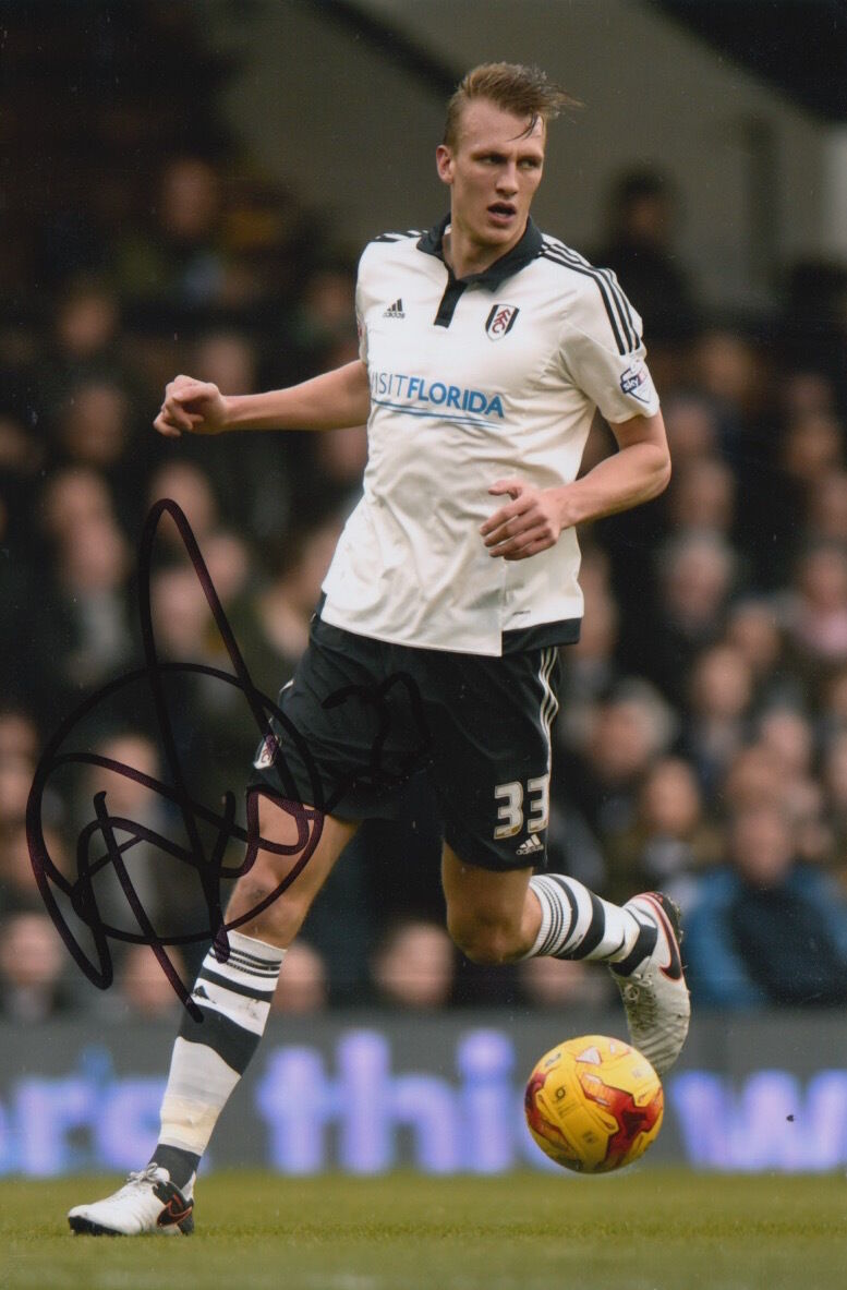 FULHAM HAND SIGNED DAN BURN 6X4 Photo Poster painting 1.