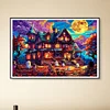 (60*40cm)Halloween Horror Night  - Full Round Drill Diamond Painting