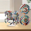 5D DIY Special Shape Diamond Painting Desk Ornament Horse Decor Kit