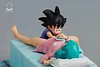 Son Goku Touch Sleeping Bulma's Panties - Dragon Ball Resin Statue - Big Egg Studio [In Stock]