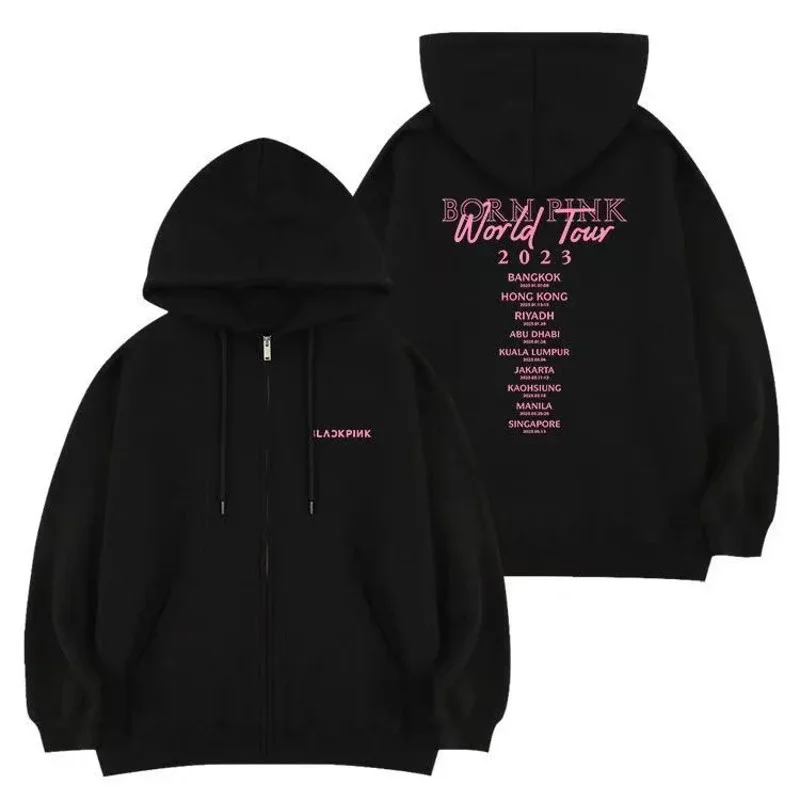 BLACKPINK World Tour Born Pink North America Zip-Up Hoodie