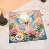 (Pre-Framed)Flower Love-Special Shape Diamond Painting Kit(25x25cm)
