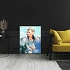 Johnny halliday - 30*40cm - peinture au diamant rond