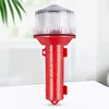 Solar Charging LED Marine Signal Light 3 Colors Flashlight for Marine Navigation