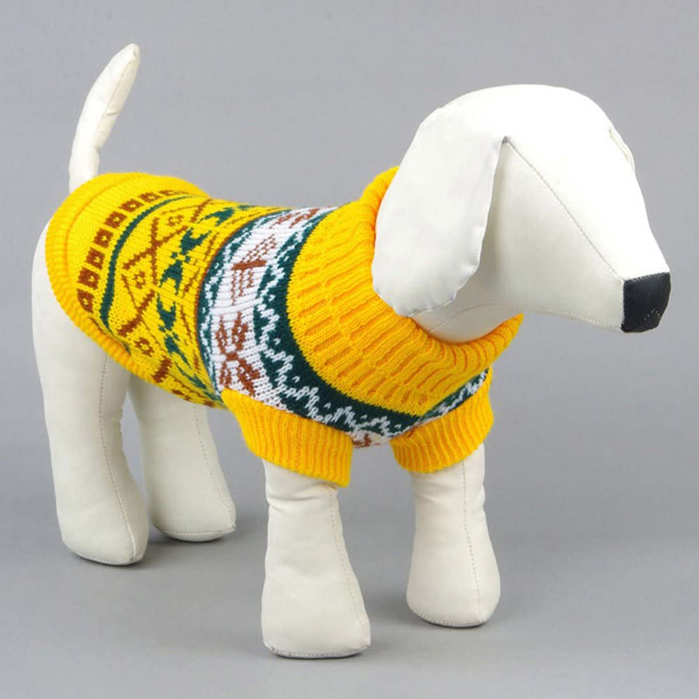 

Dog Clothes Short-Sleeved Sweaters Pet Thick Warm Christmas Clothes, 501 Original