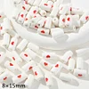 Red Serie Ceramic Beads DIY Bracelet Necklace Accessories