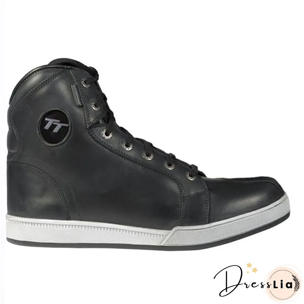 Retro casual motorcycle boots