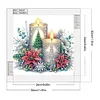 Christmas Candle-Special Shaped Diamond Painting
