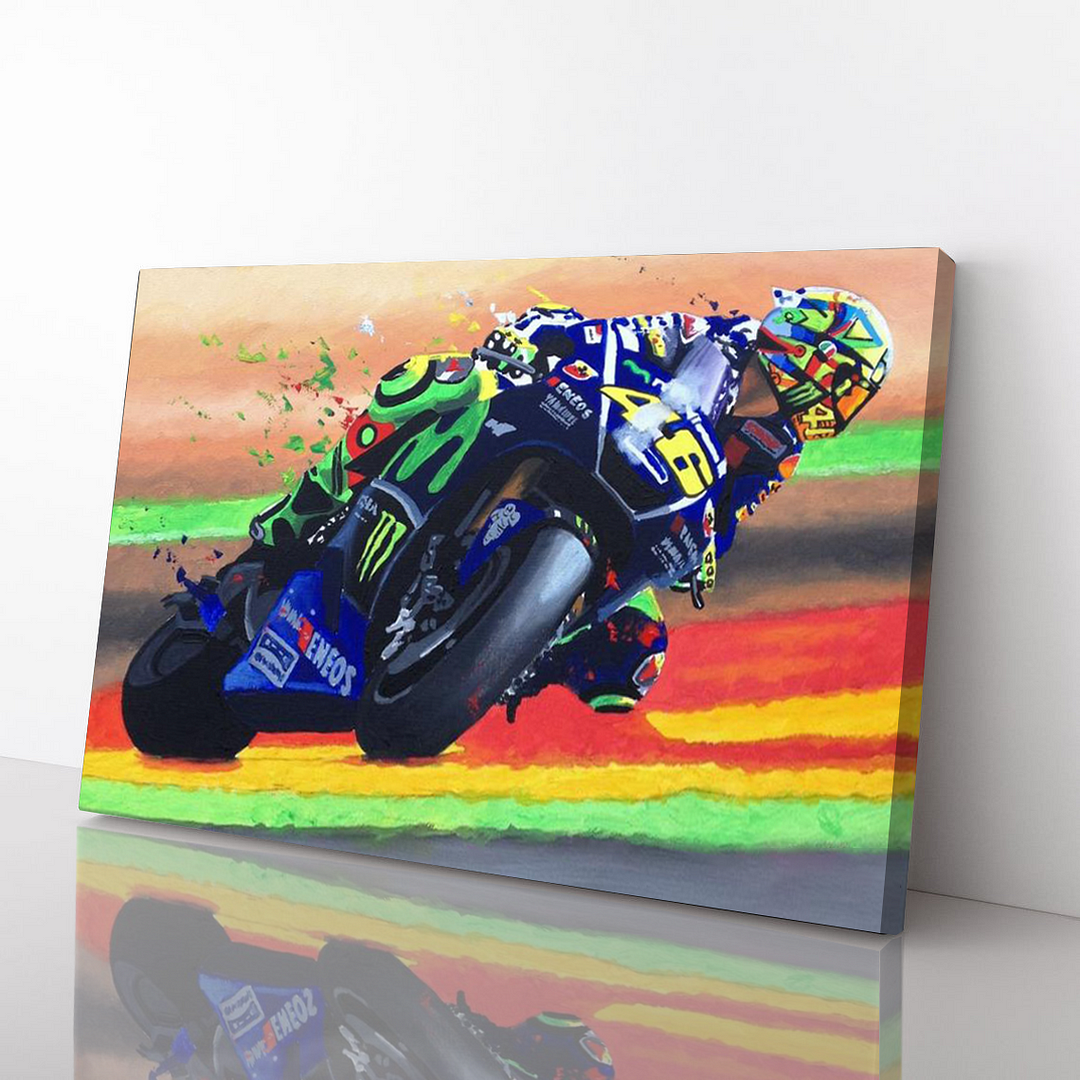 Valentino Rossi limited edition art print