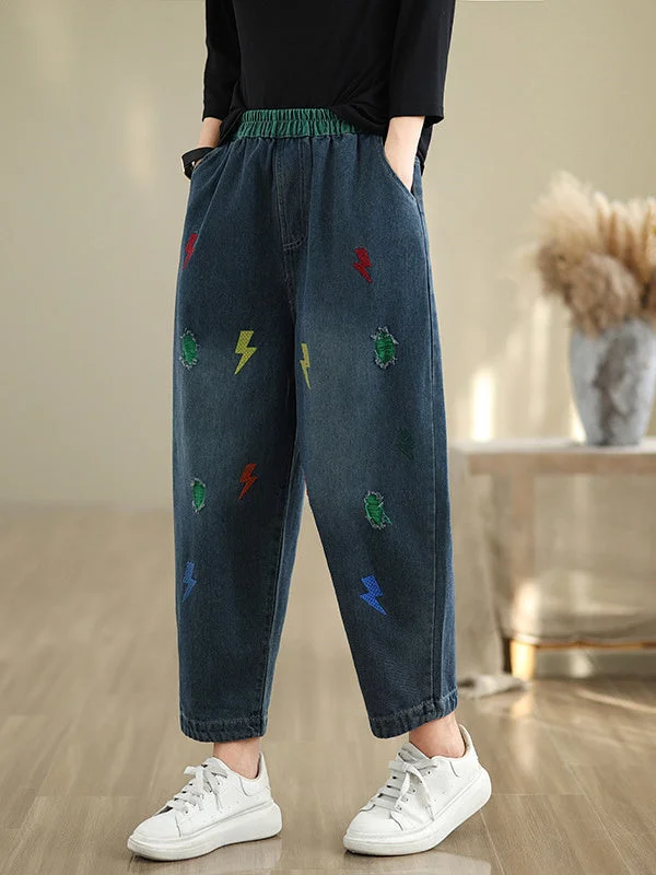 Women Half Sleeve V-neck Solid Color Dress